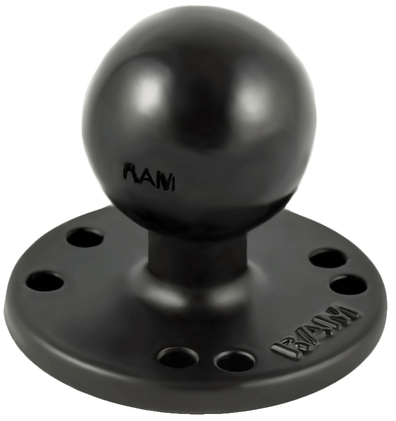 Round base, 1 in.