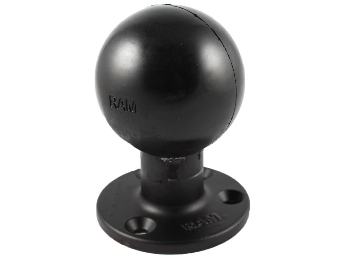 Round base, 3,38 in.