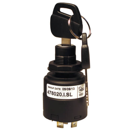 Ignition and start key switch 478020 Heavy Duty